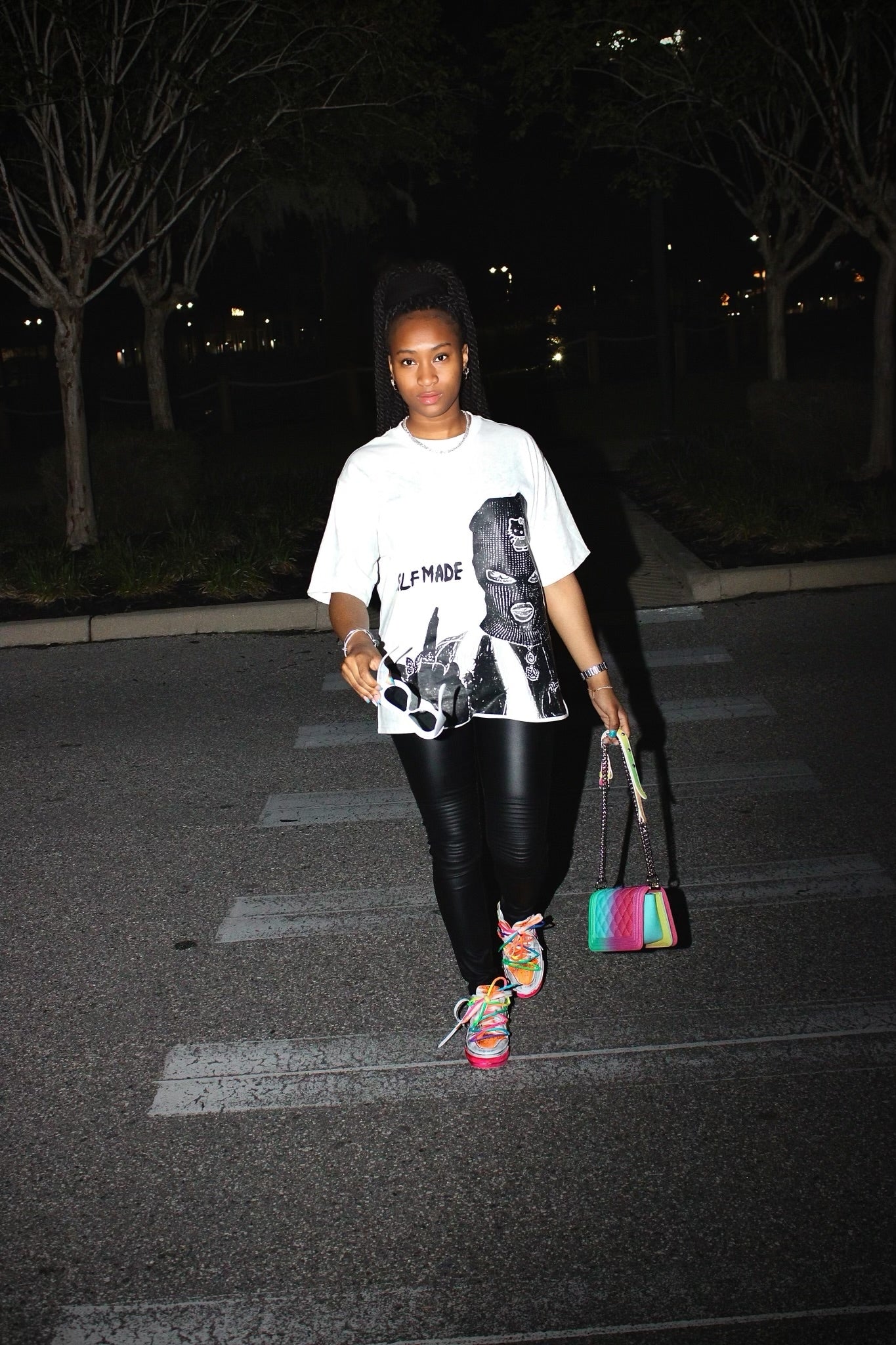 White “Dope As F⭐️ck” Boxy Tee