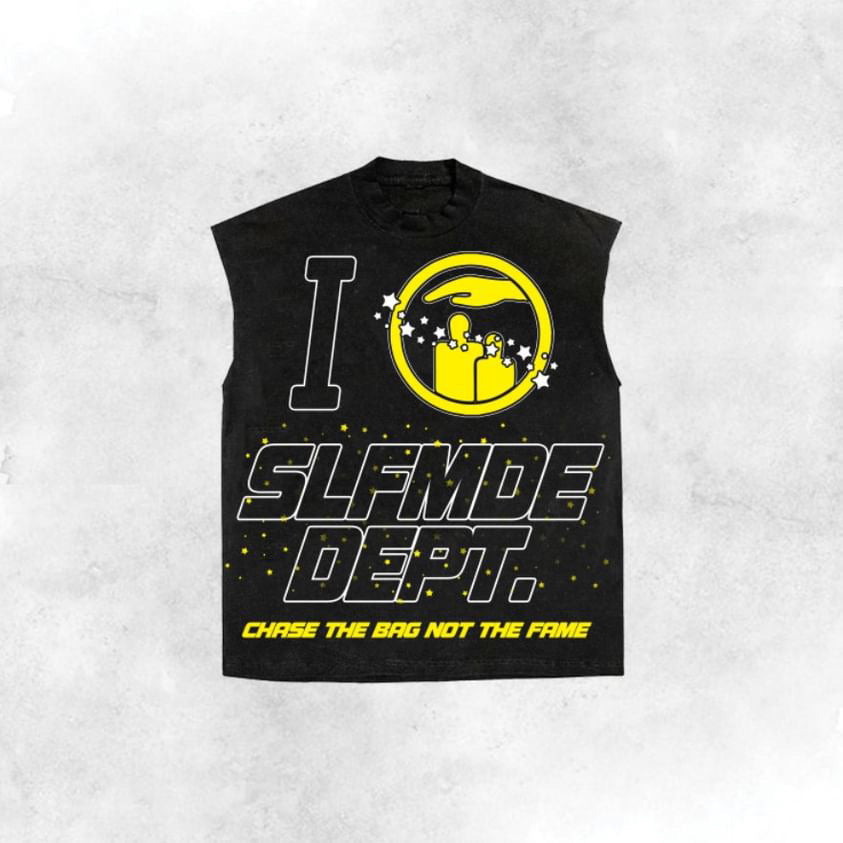 Self Paid Sleeveless Tee (Yellow)