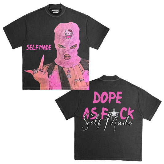 Pink “Dope As F⭐️ck” Boxy Tee