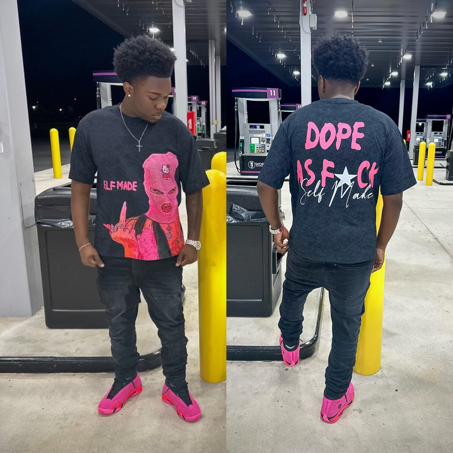 Pink “Dope As F⭐️ck” Boxy Tee