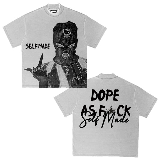 White “Dope As F⭐️ck” Boxy Tee